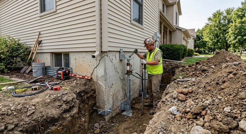 Basement Stabilization in Conifer, CO