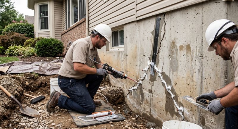 Cracked Foundation Repair in Evergreen, CO