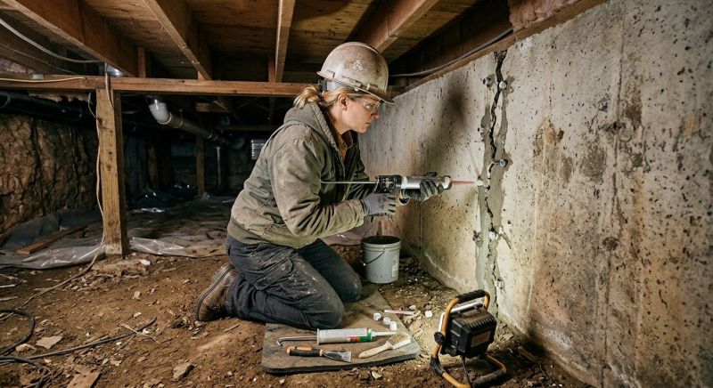 Cracked Foundation Repair in Gilpin County, CO