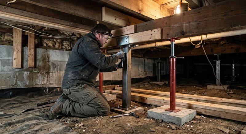 Crawlspace Structural Repair in Conifer, CO