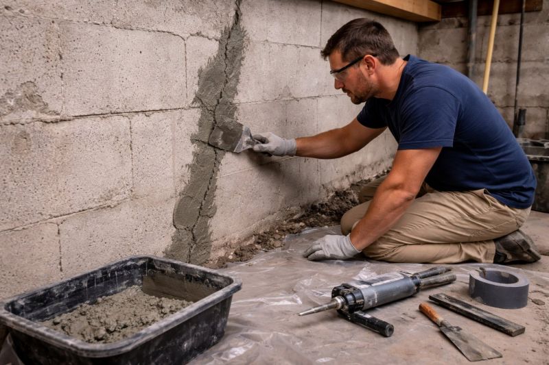 Foundation Crack Repair in Park County, CO