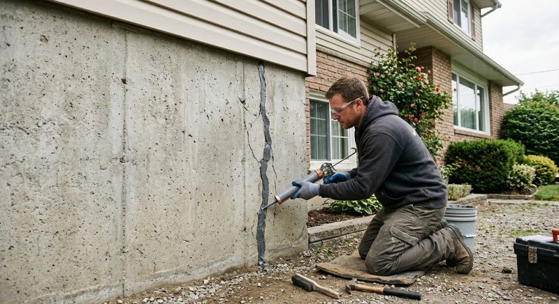 Foundation Crack Sealing in Conifer, CO