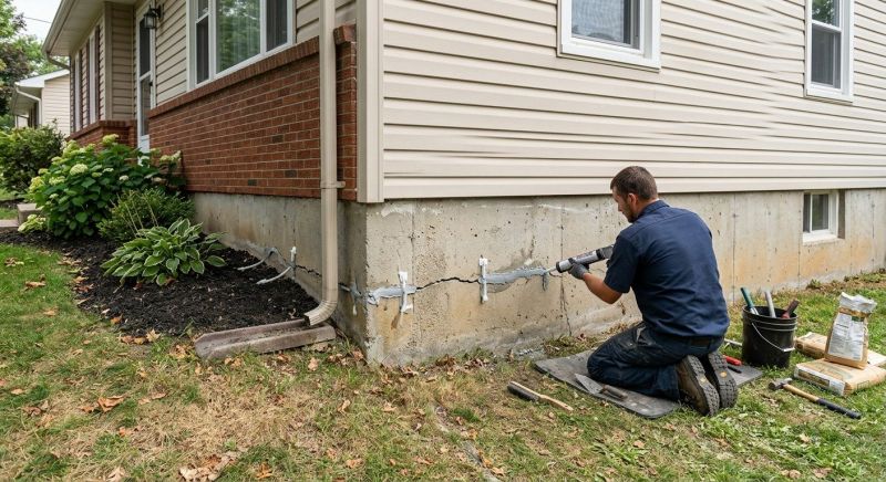 Foundation Crack Sealing in Conifer, CO