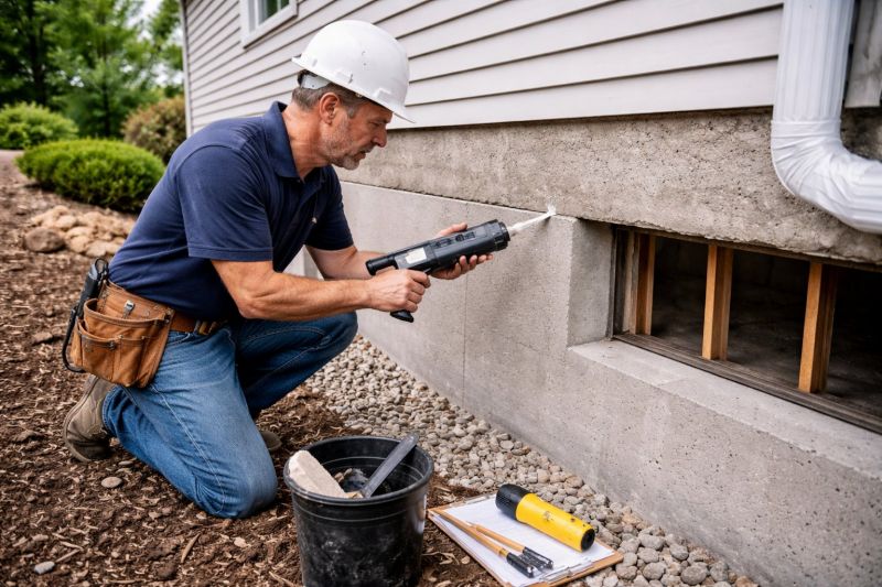 Foundation Crack Sealing in Conifer, CO