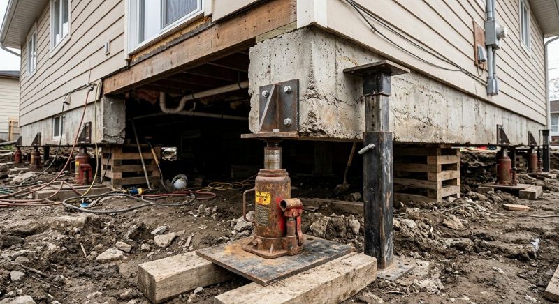 Foundation Jacking in Evergreen, CO
