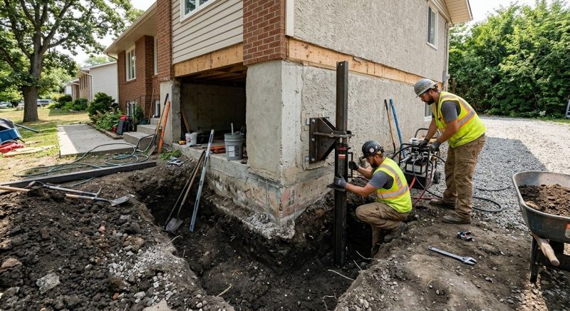 Foundation Pier Repair in Conifer, CO