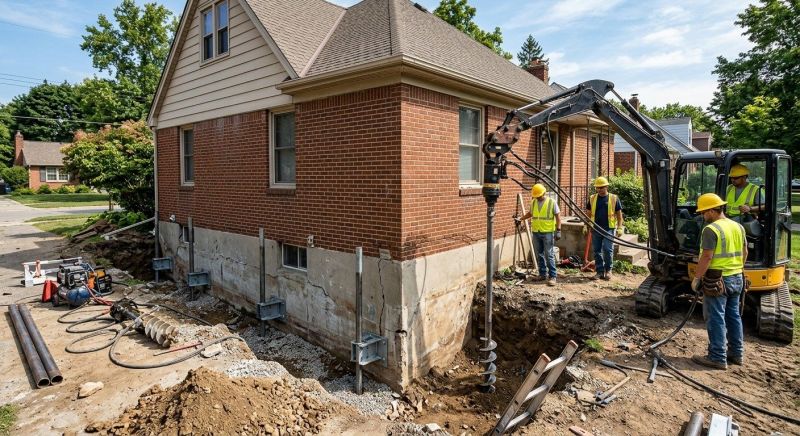 Foundation Stabilizing in Evergreen, CO