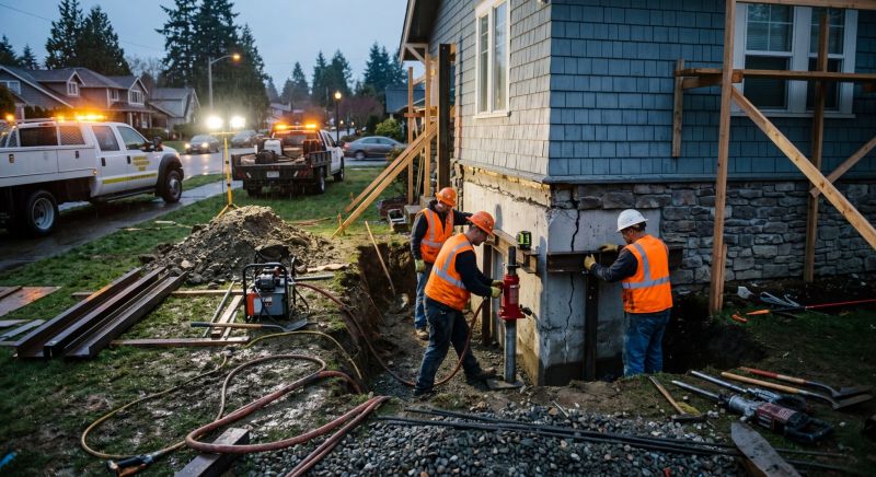 Foundation Stabilizing in Conifer, CO