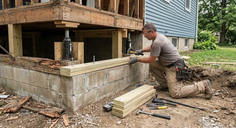 House Foundation Repair in Indian Hills, CO