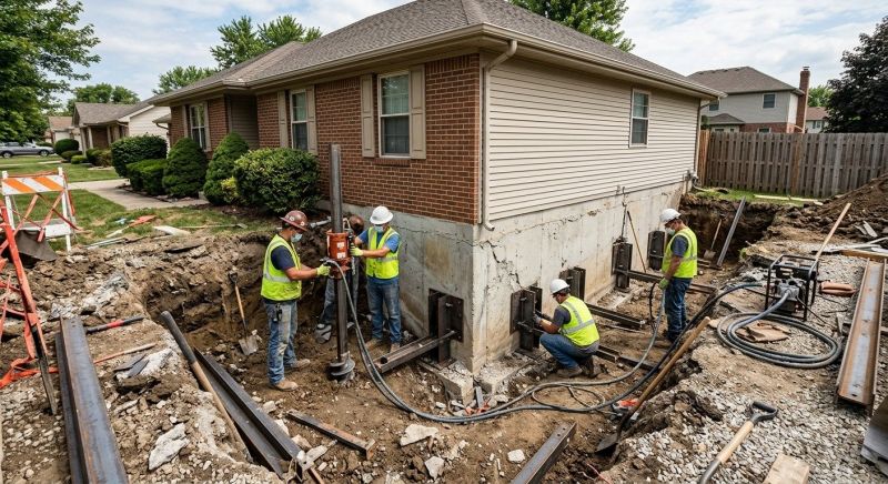 House Foundation Repair in Wheat Ridge, CO