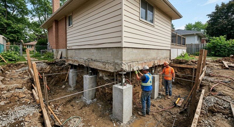House Underpinning in Conifer, CO