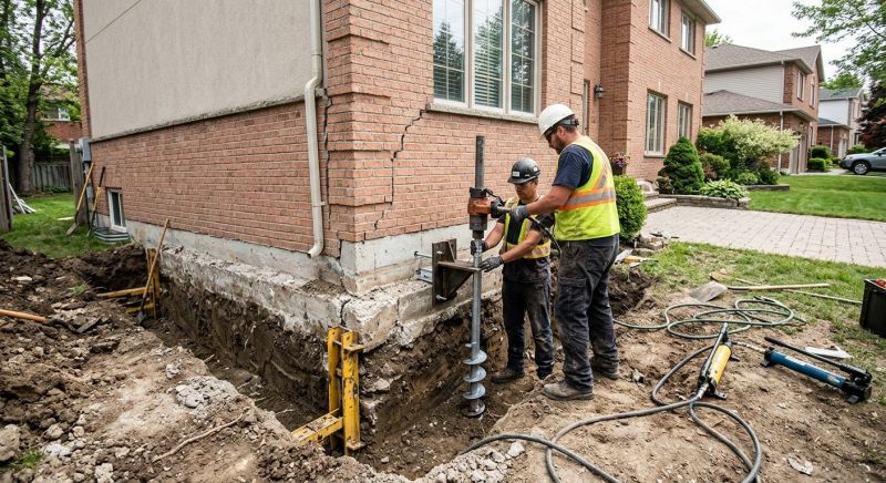Sinking Foundation Repair in Denver, CO