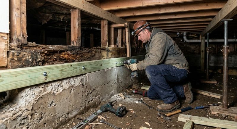 Sinking Foundation Repair in Douglas County, CO