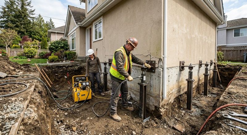 Sinking Foundation Repair in Conifer, CO